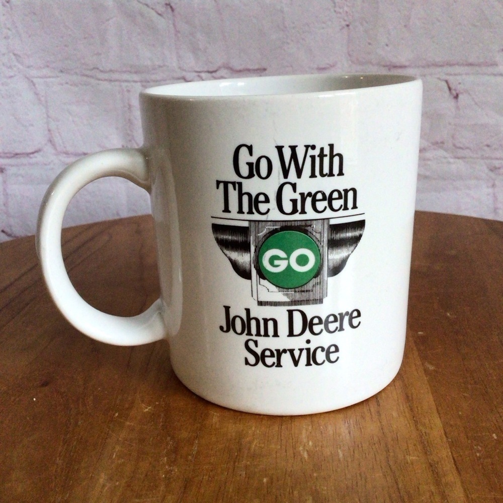 Vintage John Deere Service Ceramic Double Sided Mug